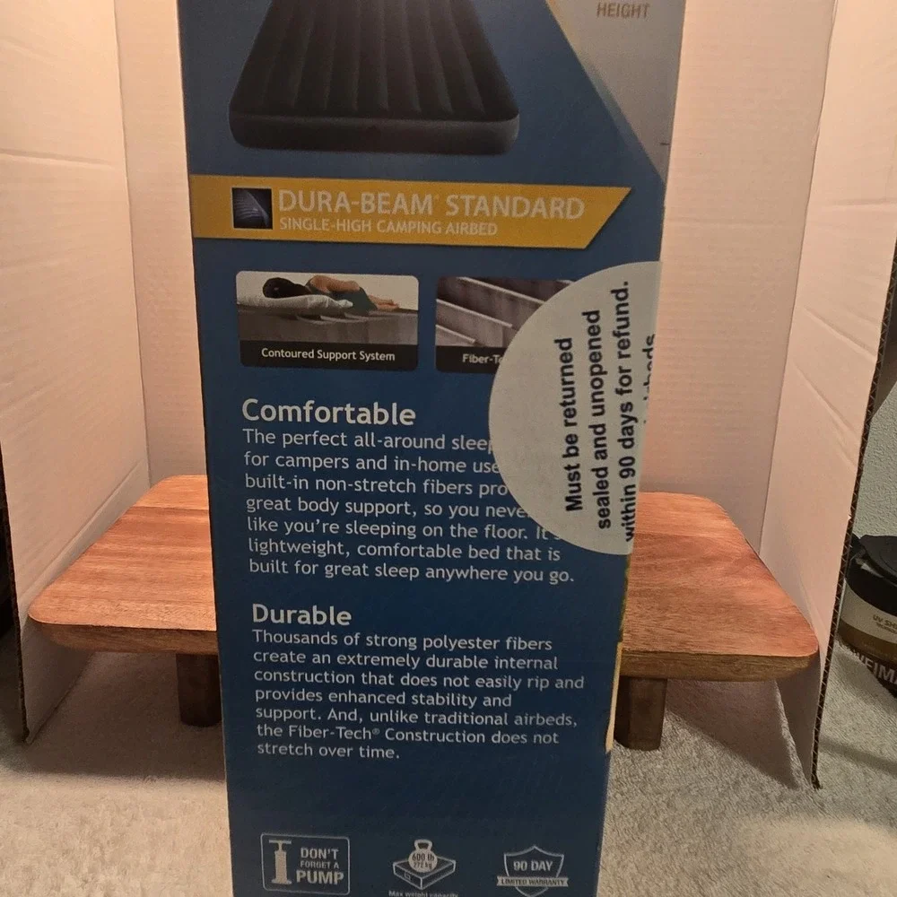 NEW Intex Dura-Beam Standard Queen Air Mattress 10